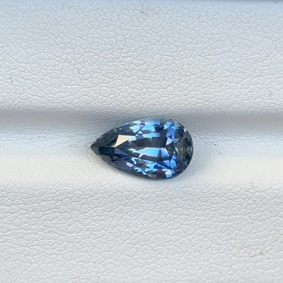 2.72 ct Blue Sapphire Pear - Natural Heated Certified Gemstone