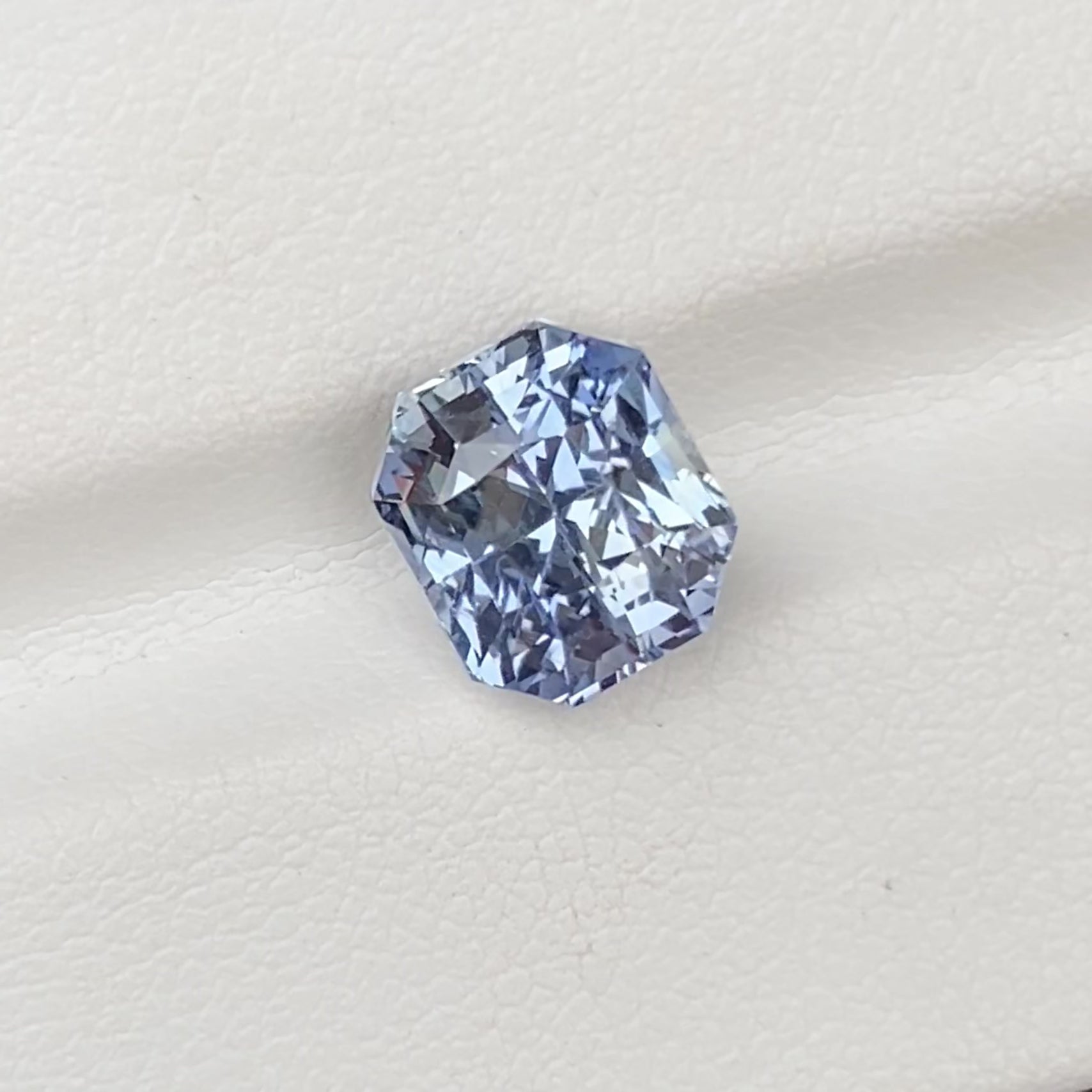 4.00 ct Grey Blue Sapphire Radiant Cut Natural Unheated Gems