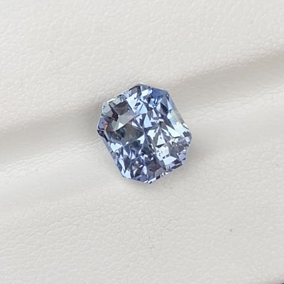 4.00 ct Grey Blue Sapphire Radiant Cut Natural Unheated Gems