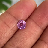 1.09 ct Pink Sapphire Round Natural Heated