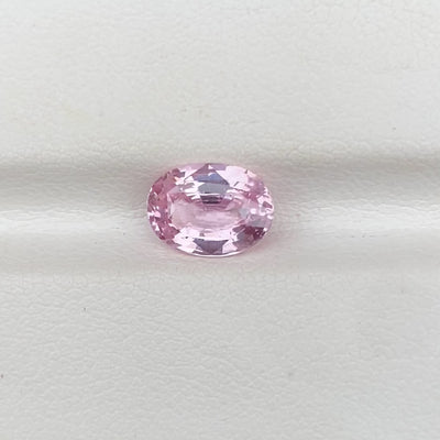 2.04 ct Peach Lite Pink Sapphire Oval Shape Natural Unheated