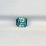 1.65	ct Teal Sapphire Radiant Cut Natural Heated Gems