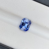 2.36 ct Bi Colour Blue Sapphire Emerald Cut Natural Heated Ceylon