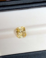 3.01 ct Yellow Radiant Cut Ceylon Sapphire Unheated Gemstone