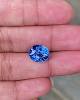5.30 ct Vivid Medium Blue Sapphire Oval Heated GIA Certified