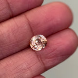 2.10 ct Peach Sapphire Oval Natural Heated