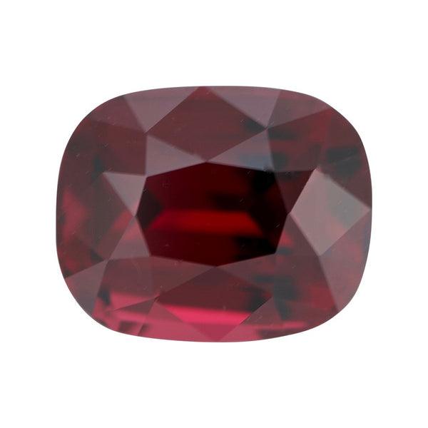 Purplish Red Cushion Ceylon Garnet Gem