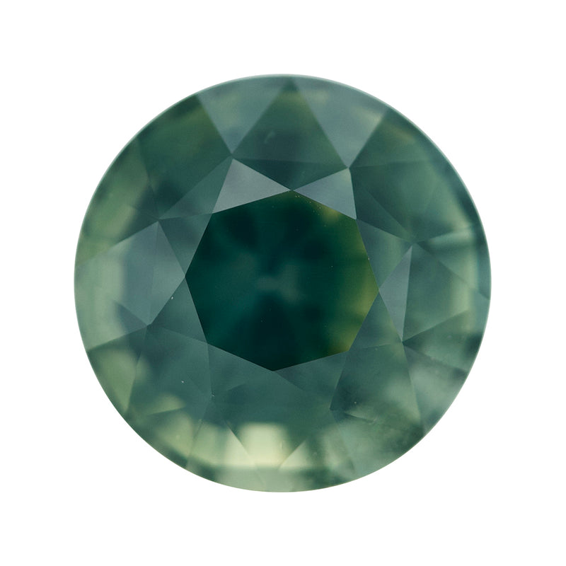 1.88 ct Green Sapphire Round Natural Unheated Madagascar