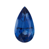 3.56 ct Blue Sapphire Ceylon Pear Heated GIA Certified