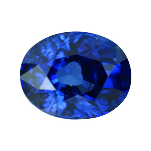 3.07 ct Blue Sapphire Oval Natural Heated GIA Certified