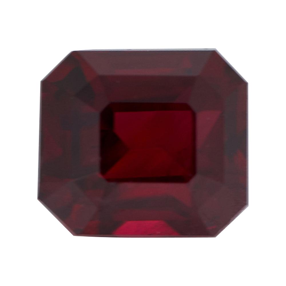 1.03 ct Red Emerald Cut Ruby Heated GIA Certified - Deliqa Gems
