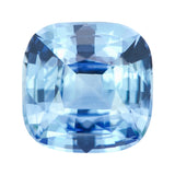 1.85 ct Sky Blue Cushion Sapphire Heated Gemstone
