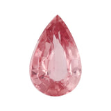 Padparadscha Pear Madagascar Sapphire Heated Gemstone