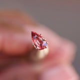 1.08 ct Padparadscha Sapphire Madagascar Pear Cut Natural Heated Gems