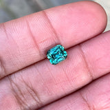 1.48 ct	Teal Blue Green	Tourmaline Cushion Cut	Natural