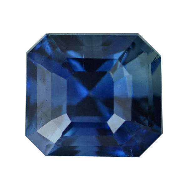 1.07 ct Teal Sapphire Square Cut Natural Unheated