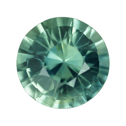 1.14 ct Green Sapphire Round Natural Unheated
