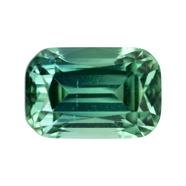 2.09 ct Teal Blue Green Tourmaline Cushion Cut Natural Gems