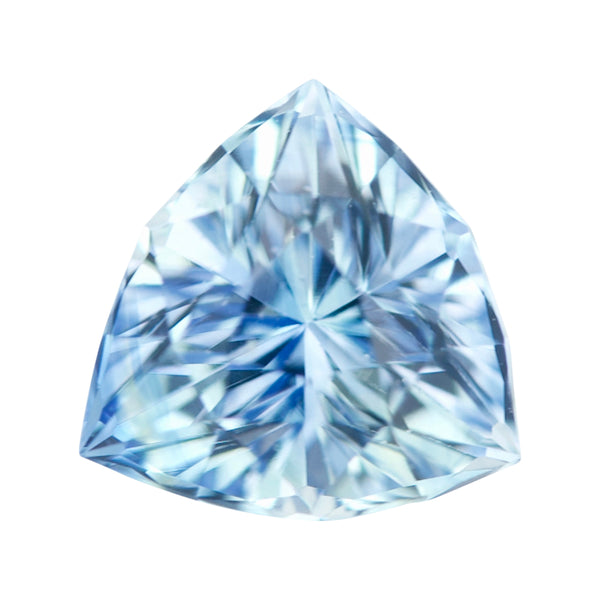 1.58 ct Blue Trillion Sapphire Heated Gem