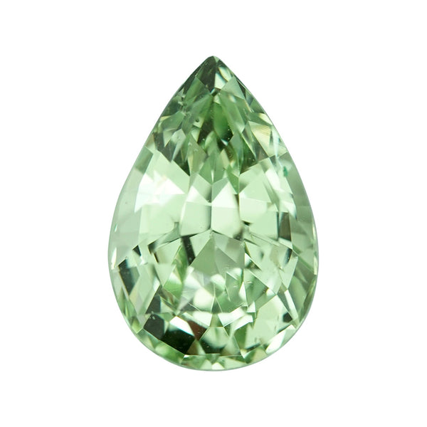 2.29 ct Green Tsavorite Garnet Pear Natural