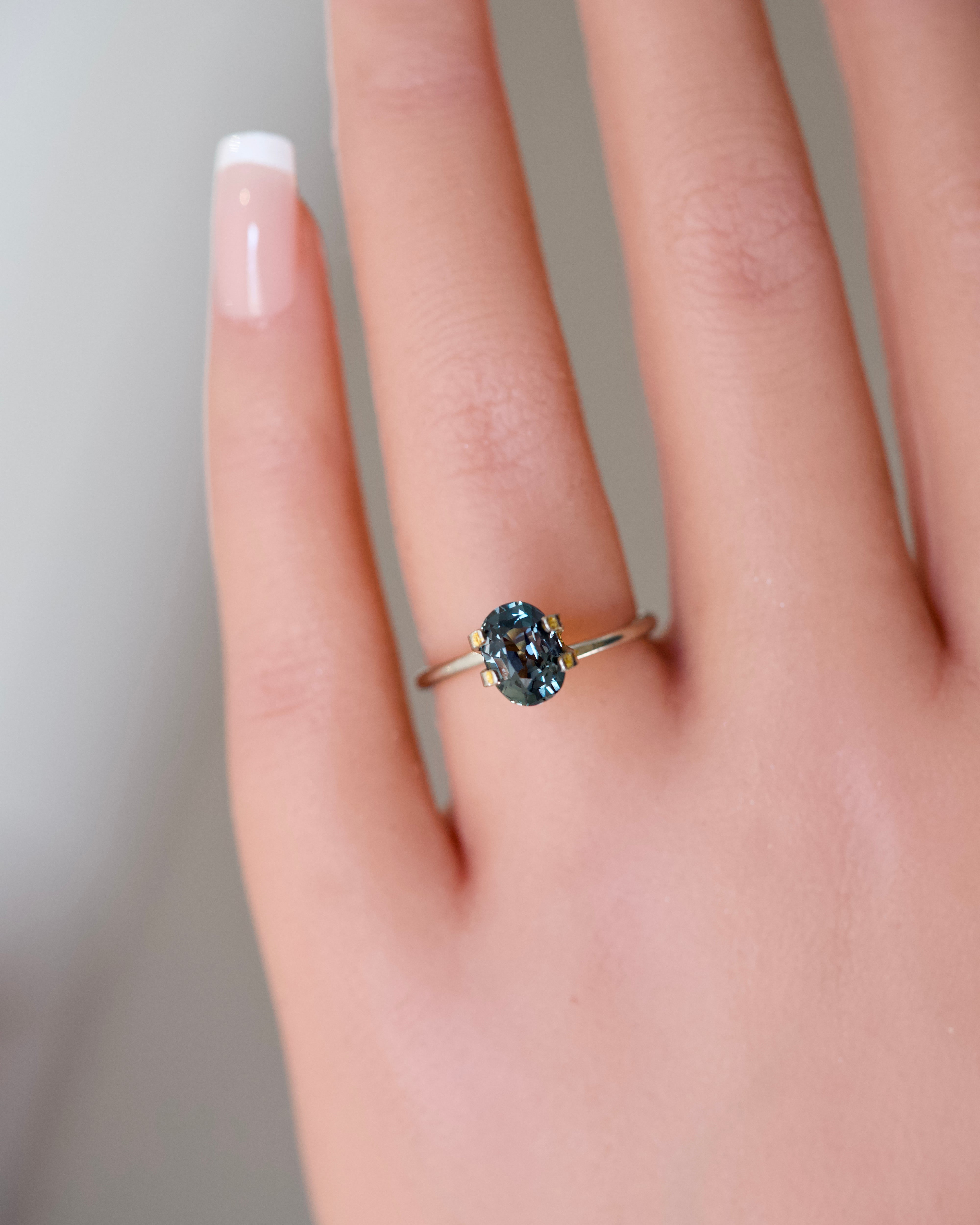 unheated mixed cut green madagascar sapphire