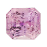 Pink Emerald Cut Sapphire GIA Unheated Gem