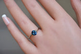unheated 1.29 ct teal oval cut madagascar gem