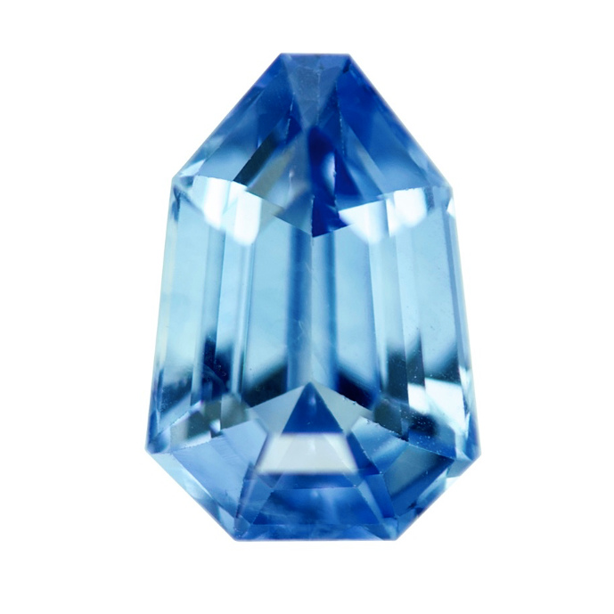 1.72 ct Ceylon Blue Sapphire Fancy Cut Natural Heated