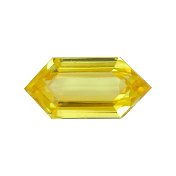 1.59 ct Yellow Sapphire Fancy Step Cut Natural Heated