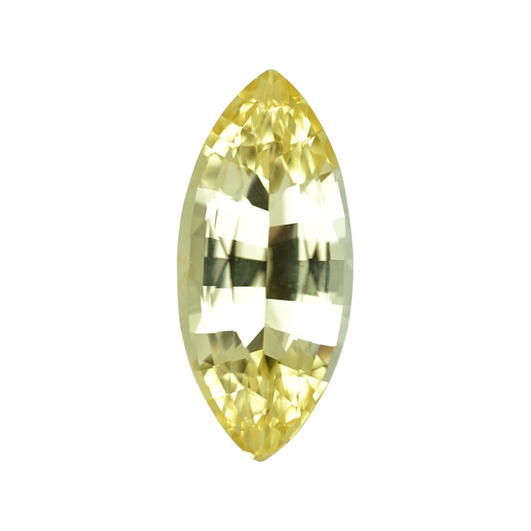 3.07 ct Yellow Sapphire Marquise Natural Unheated