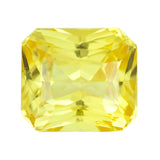 2.55 ct Vivid Yellow Sapphire Radiant Cut Natural Unheated