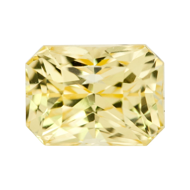 2.11 ct Yellow Sapphire Radiant Cut Natural Unheated Sri Lanka