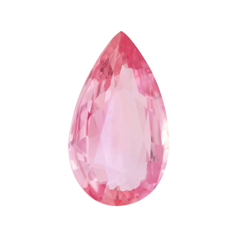1.04 ct Padparadscha Pear Madagascar Sapphire Heated Gem