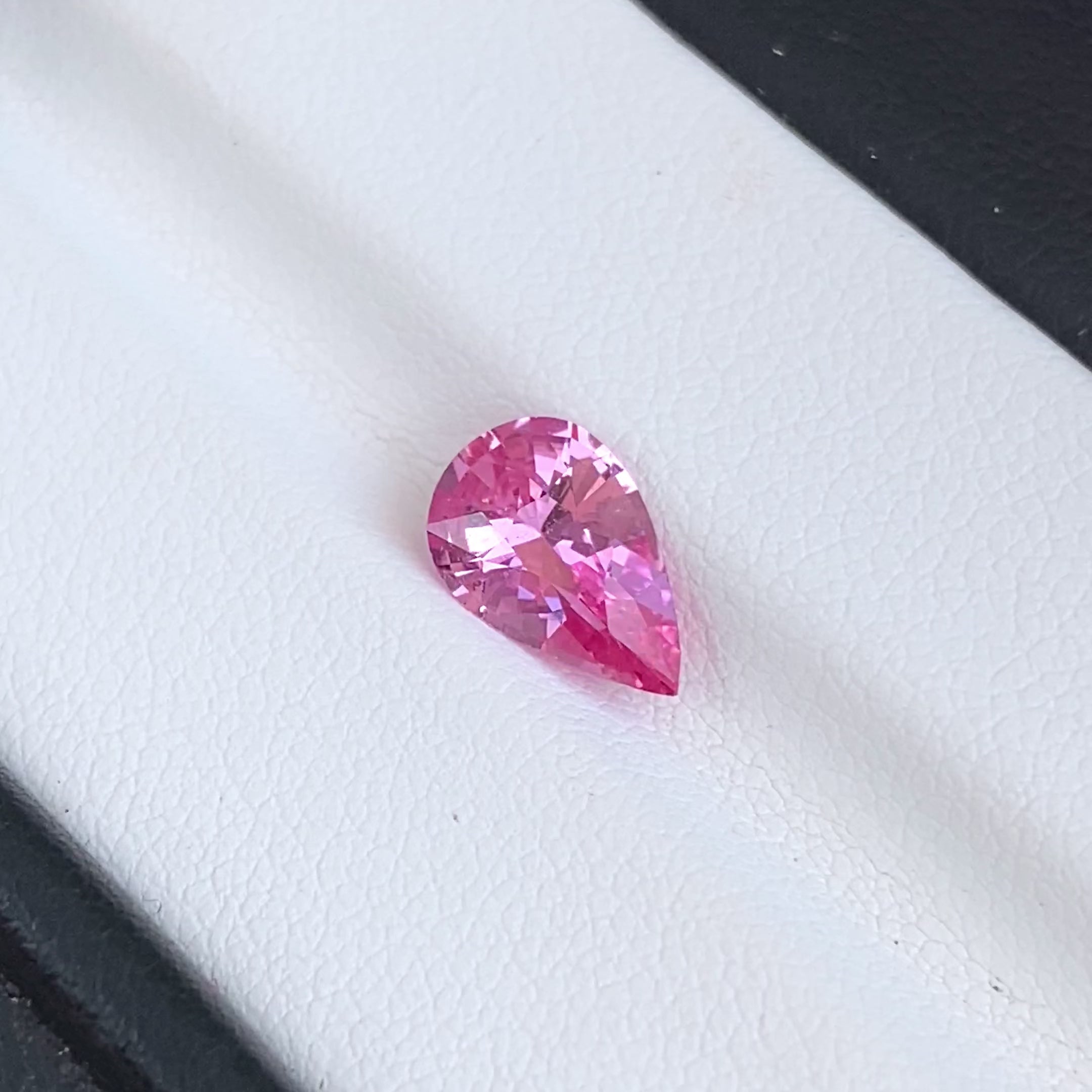 1.79 ct Lotus Pink Sapphire Pear Natural Heated Ceylon Gem