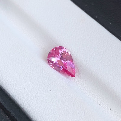 1.79 ct Lotus Pink Sapphire Pear Natural Heated Ceylon Gem