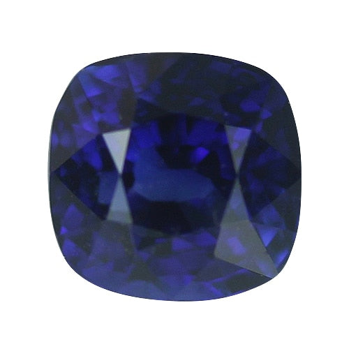 1.06 ct Royal Blue Cushion Cut Natural Unheated Sapphire