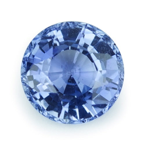 1.16 ct 6mm Blue Round Cut Natural Unheated Sapphire