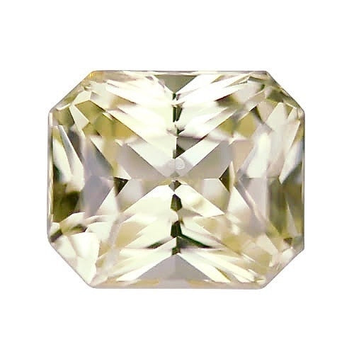2.18 ct Mid Yellow Radiant Cut Natural Unheated Sapphire