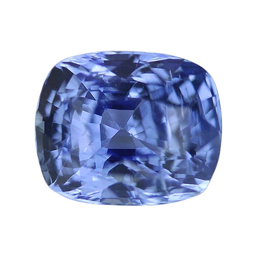 2.54 ct Vivid Medium Blue Cushion Cut Natural Unheated Sapphire