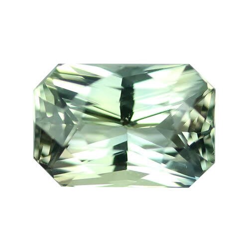 2.53 ct Olive Green Sapphire Certified Unheated