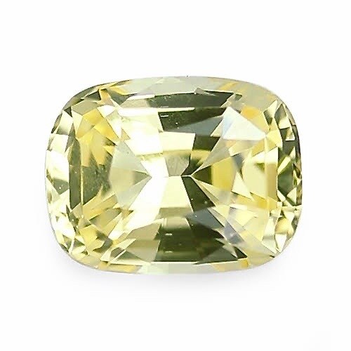 2.09 ct Yellow Cushion Cut Natural Unheated Sapphire