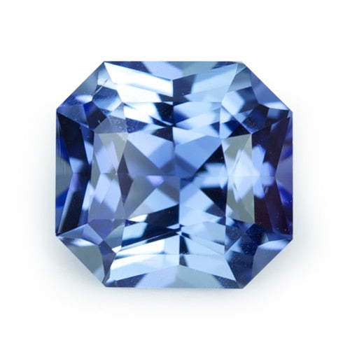 2.34 ct Blue Square Radiant Cut Natural Unheated Sapphire