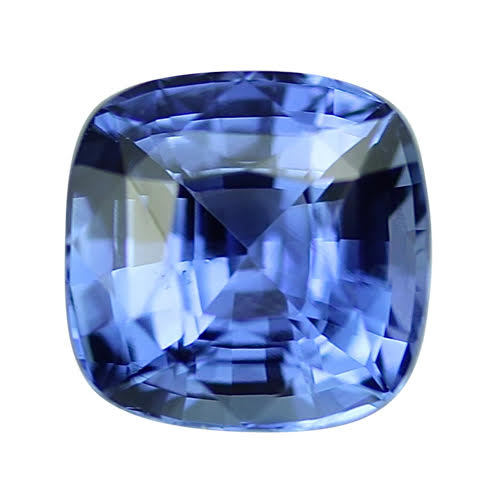 3.57 ct Mid Blue Cushion Cut Natural Unheated Sapphire