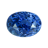 4.04 ct Oval Blue Sapphire Certified Heated