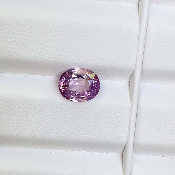 2.08 ct Violet Pink Sapphire Oval Natural Heated