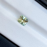 1.50 ct Green Sapphire Radiant Cut Natural Unheated
