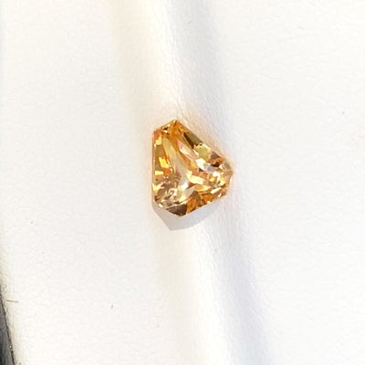 1.61 ct Yellow Sapphire Unique Shield Cut Heated Gemstones