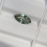 2.46 ct Sage Green Sapphire Marquise Natural Heated