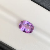 3.50 ct Vivid Purple Sapphire Oval Natural Unheated