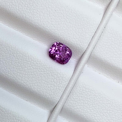 1.19 ct Pinkish Purple Sapphire Cushion Natural Heated Gem